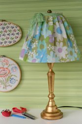 Pleated Lampshade Skirt Makeover