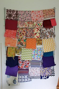 Hanging Fabric Storage Solution | FaveQuilts.com Hanging Fabric Storage Solution | FaveQuilts.com