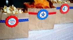 July 4th Snack Bags