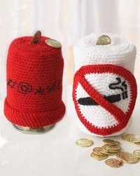 Crocheted Cozies to End Swearing/Smoking