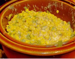 Cheesy Corn And Peppers