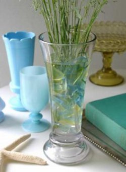 Easy Sea Glass Flower Vase