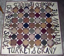 Homespun Thanksgiving Table Topper