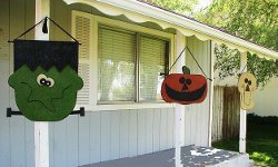 Spooky Porch Hangings