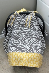 Infant Car Seat Cover Tutorial
