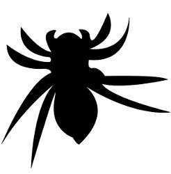 Crawling Spider Pumpkin Carving Template