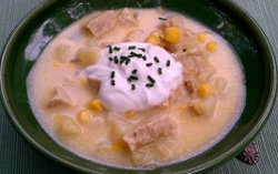 Vegan Slow Cooker Pumpkin Chick'n Chowder