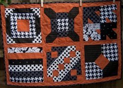 Geometric Halloween Table Runner