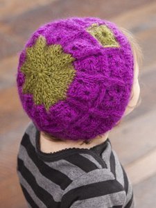 Knit and Crochet Baby Granny Hat