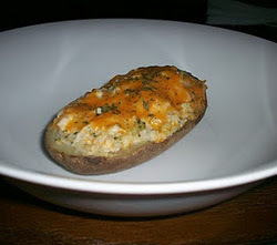 Broccoli and Cheese Stuffed Twice Baked Potatoes