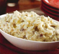 Rustic Garlic Mashed Potatoes