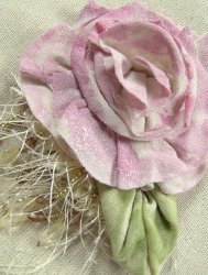 Upcycled Vintage Fabric Flowers