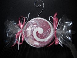 Simple Peppermint Swirl Ornament