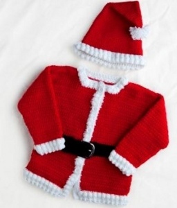 Jolly Crocheted Santa Outfit