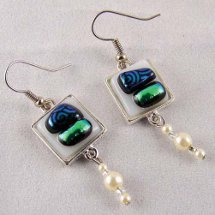 Bedazzled Glass Earrings