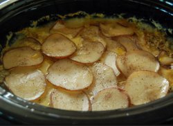 Slow Cooker Chicken Potato Pie
