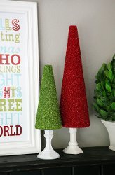 Shimmery Glitter Trees