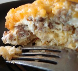 Cheesy Breakfast Casserole Cheesy Breakfast Casserole