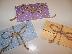 Tied Up With String Gift Card Holders