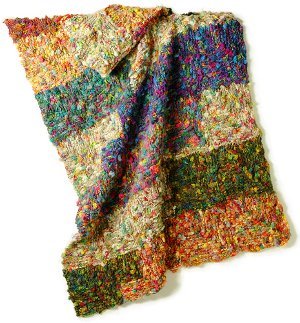 Brenda's Knit Stitch Blanket