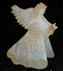 How to Make an Angel of Light Candle Cover