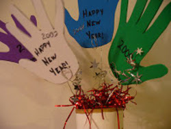 Handy New Year Centerpiece