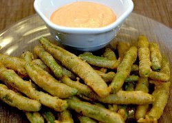 Fried Green Beans with Spicy Dip Fried Green Beans with Spicy Dip