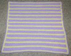 Khloe's Stripes Afghan