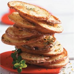 Oven Fried Potato Chips