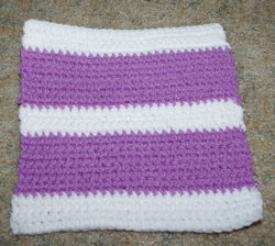 Rail Fence Afghan Square