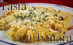 Olive Garden Inspired Low Carb Pasta Carbonara