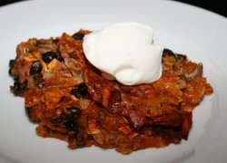 Slow Cooker Enchilada Casserole