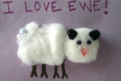 Love Ewe Sheep Valentines