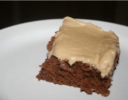 Super Moist Caramel Frosted Brownies