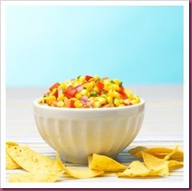 Homemade Chipotle Roasted Chili-Corn Salsa