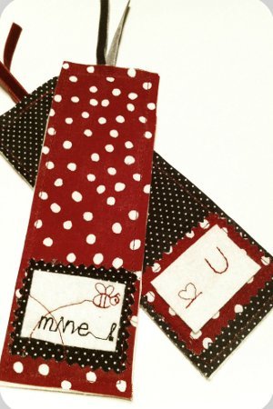 Personalized Fabric Bookmarks