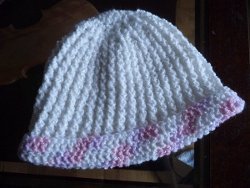 Ribbed Crochet Baby Hat
