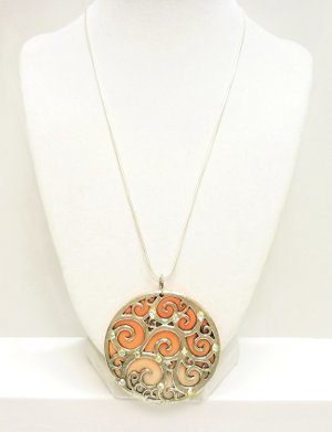 Colorful Clay Focal Pendant
