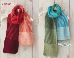 Shifting Colors Dishcloth Scarf Shifting Colors Dishcloth Scarf