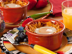 Mexican-Style Eggs-In-A-Nest Mexican-Style Eggs-In-A-Nest