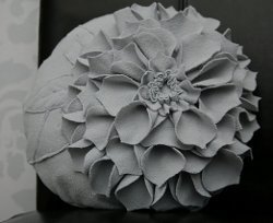 Upcycled Sweater Flower Pillow