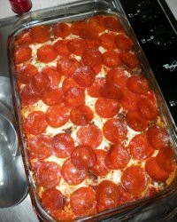 Mamas Pizza Casserole