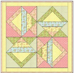 Faded Easter Baskets Quilted Table Topper