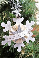 Vintage Winter Ornament Tutorial