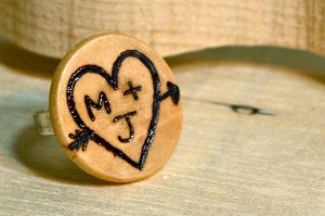 Woodburned Tree Rings Woodburned Tree Rings