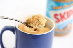 Peanut Butter Mug Cake (Low-Fat)