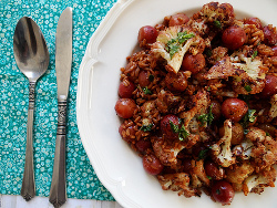 Cocoa Roasted Cauliflower