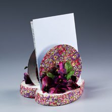 Floral CD Letter Holder