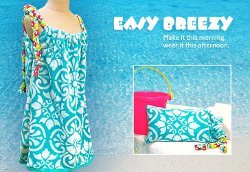 Terry Towel Coverup and Matching Beach Pillow