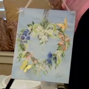 Vintage Heart Wreath Painting Tutorial Favecrafts Com
